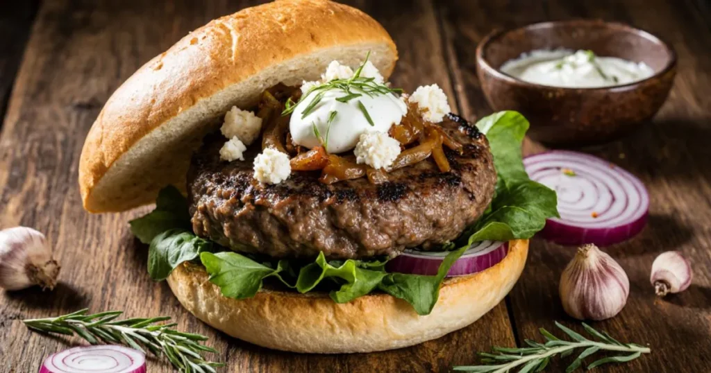 lamb burger recipe