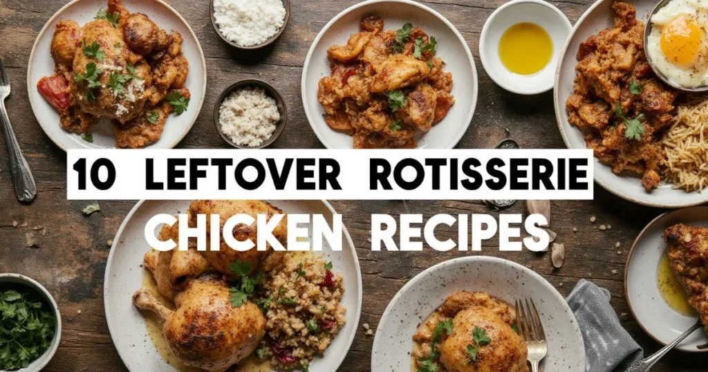 leftover rotisserie chicken recipes
