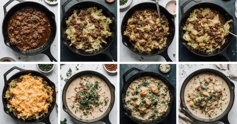 beef mince and cabbage